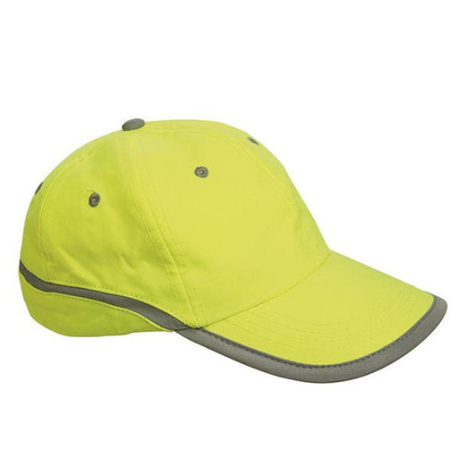 2910 Καπέλο Jockey ανακλαστικό φωσφοριζέ κίτρινο - Horosimansi