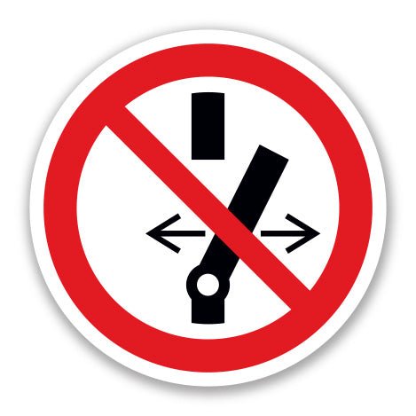Πινακίδα Απαγόρευσης Μην αλλάζεται τον Διακόπτη A18 - Horosimansi
