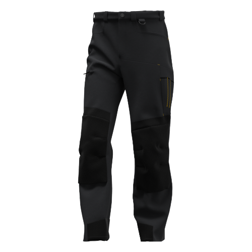 Safety Jogger MAPLE Stretch work pants Black