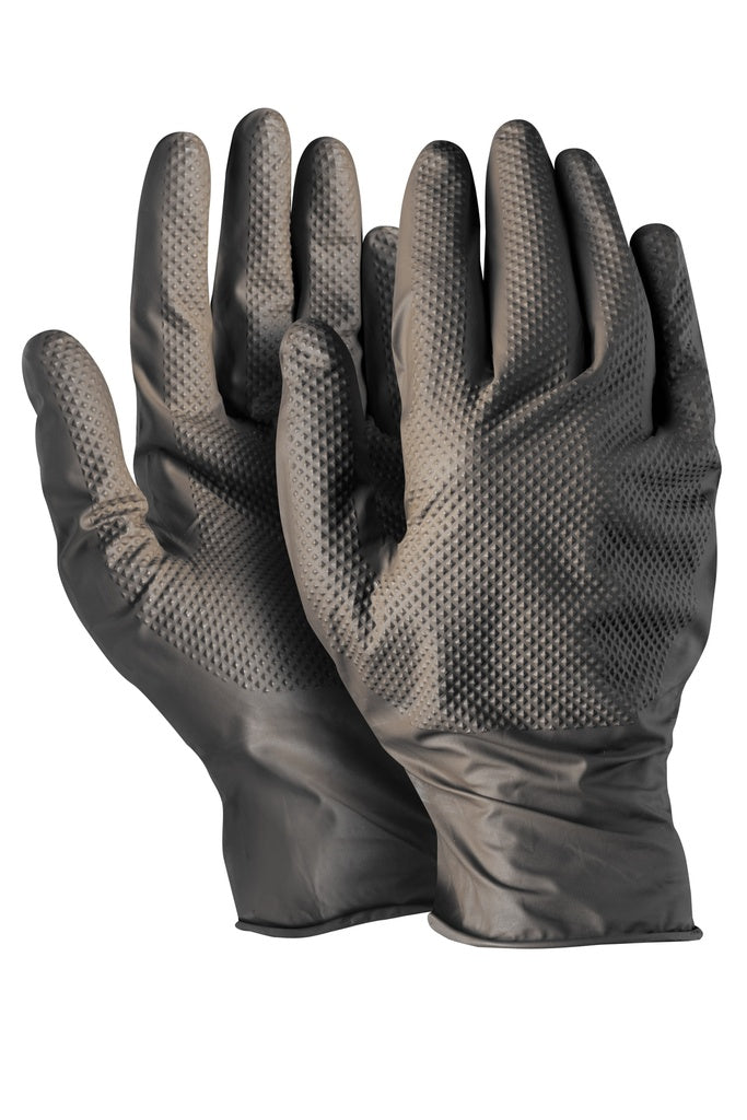 Gripster Skins Disposable Nitrile Gloves Black 
