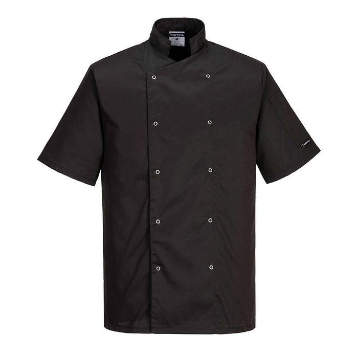Portwest Chef Jacket C733 Black