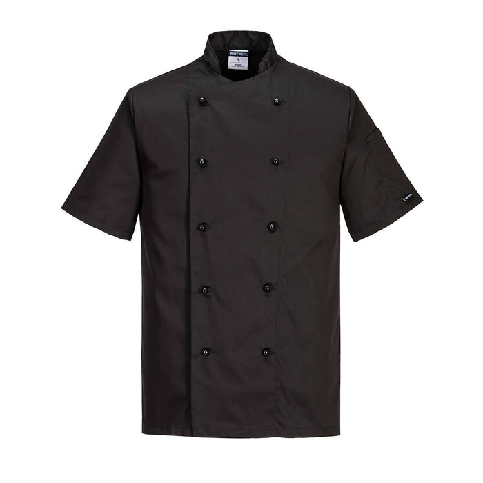 Portwest Chef Jacket C734 Black