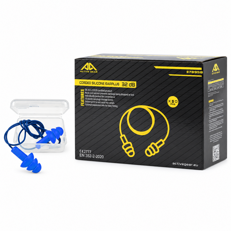 Active Gear E789 Ωτοασπίδες επαναχρησιμοποιούμενες, ανιχνεύσιμες