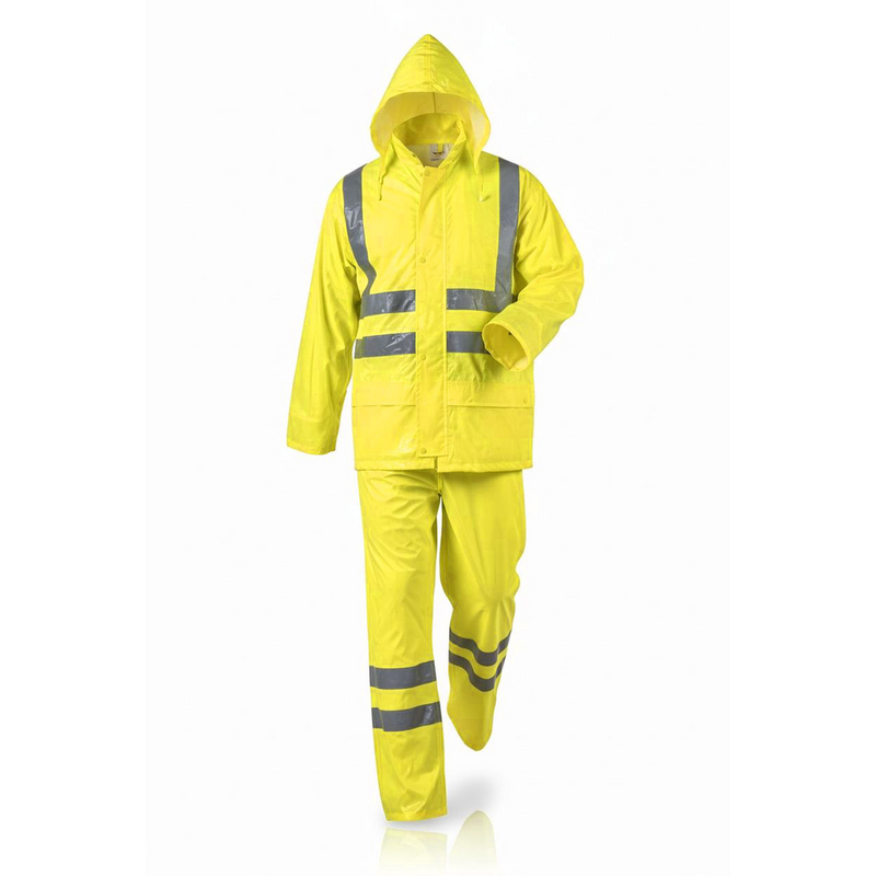 Active Gear Aqua Waterproof Reflective Jacket and Pants Set