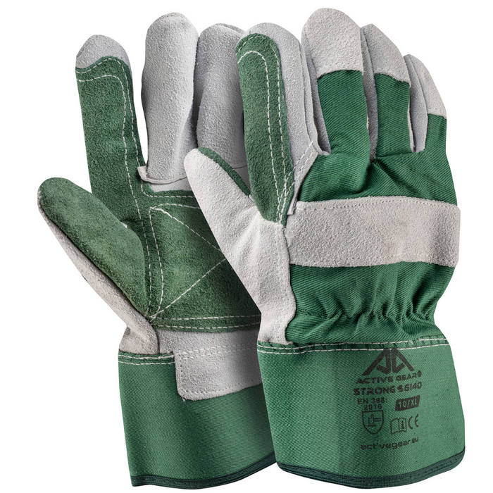 Active Gear S6140 Reinforced leather work gloves