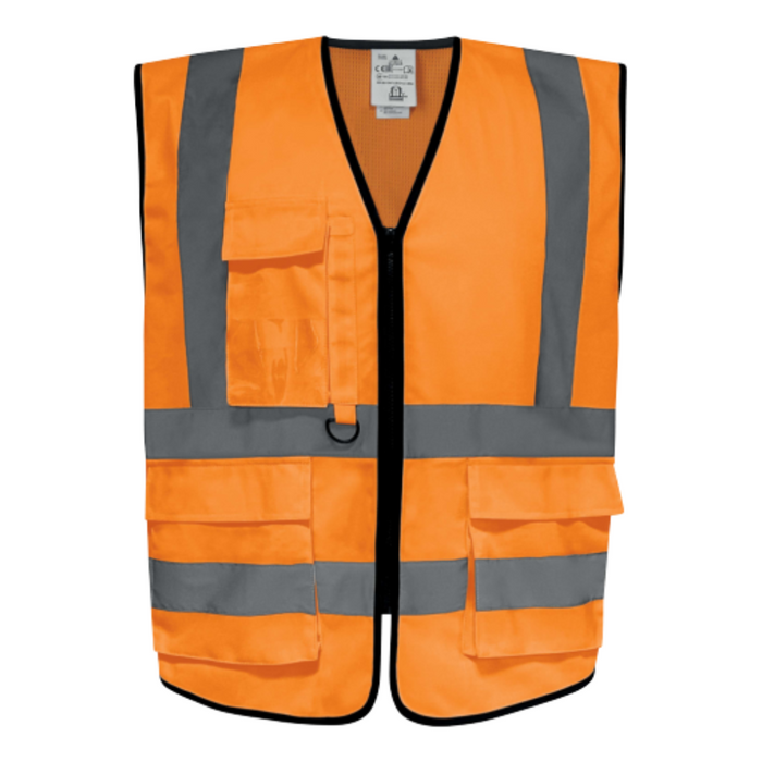 Delta Plus Gilpock Γιλέκο Φωσφοριζέ με τσέπες