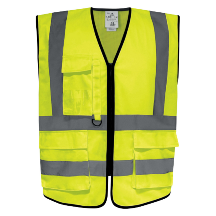 Delta Plus Gilpock Γιλέκο Φωσφοριζέ με τσέπες