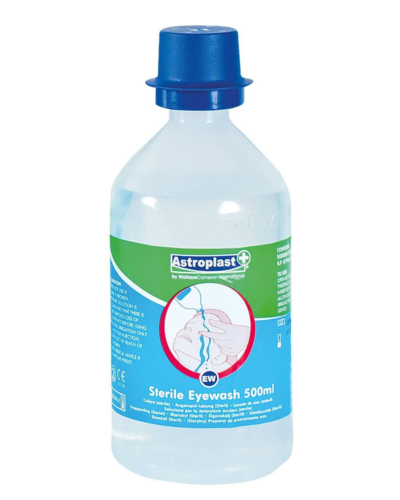 ASTROPLAST Eyewash Bottle, Normal Serum Solution 500ml 