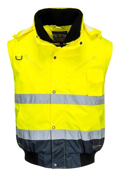 Portwest C465 3-in-1 reflective/fluorescent waterproof jacket