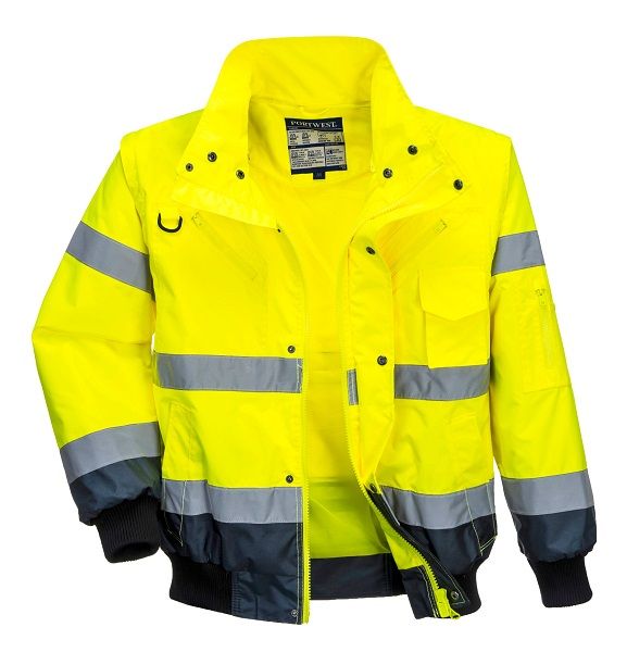 Portwest C465 3-in-1 reflective/fluorescent waterproof jacket