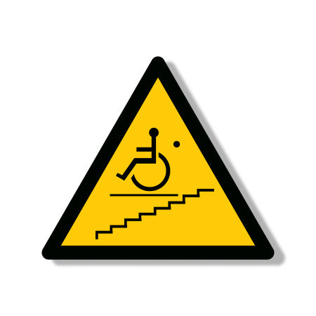 Warning Sign Caution Handicapped Ramp P42