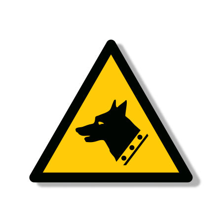 Warning Sign Caution Dog P43