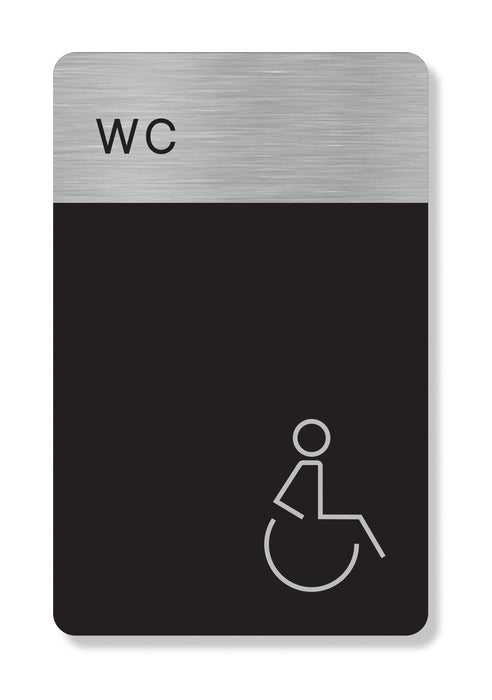 Handicapped WC Hotel sign HTA70