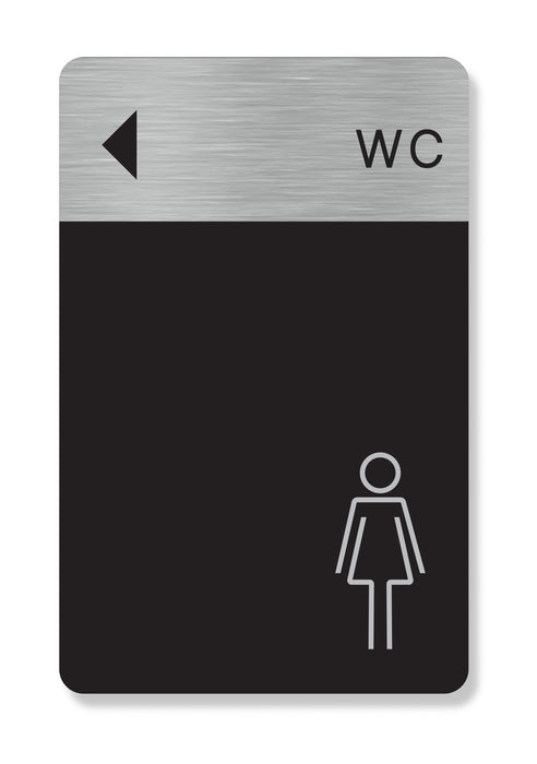 Πινακίδα Ξενοδοχείου WC Γυναικών Αριστερά HTA74