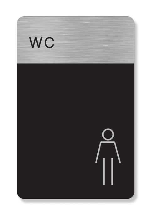 Men's WC Hotel Sign HTA76