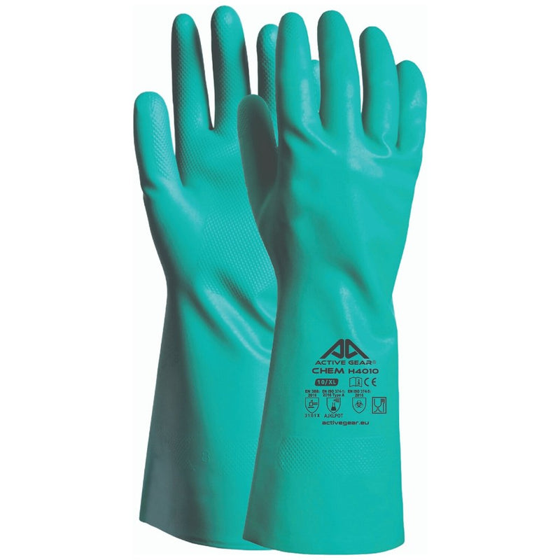 Active Gear H4010 Γάντια αδιάβροχα για χημικά νιτριλίου - Horosimansi