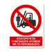 Απαγορεύεται η μεταφορά ατόμων με το περονοφόρο - Σήμα ασφαλείας με πρόσθετο τίτλο - A15 - Horosimansi