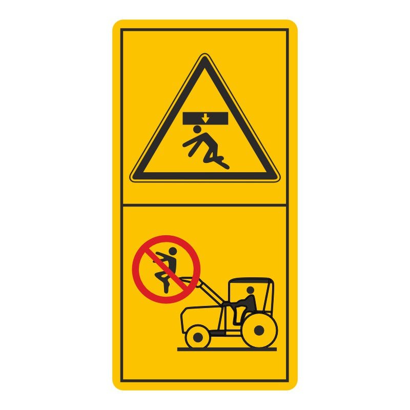 Αυτοκόλλητη ετικέτα σήμανσης μηχανημάτων - G02 - Horosimansi