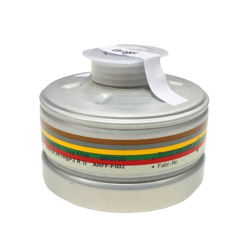 Drager 6738815 Filter for full face mask. A2B2E2K1Hg P3