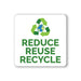 Πινακίδα Ανακύκλωσης Reduse-Reuse-Recycle REC7 - Horosimansi