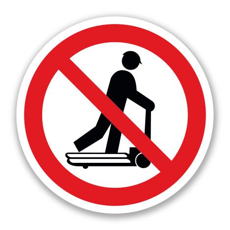 Πινακίδα Απαγόρευσης Απαγορεύεται η ανάβαση στο Περονοφόρο A22 - Horosimansi