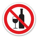 Πινακίδα Απαγόρευσης Απαγορεύεται η Κατανάλωση Αλκοόλ A25 - Horosimansi