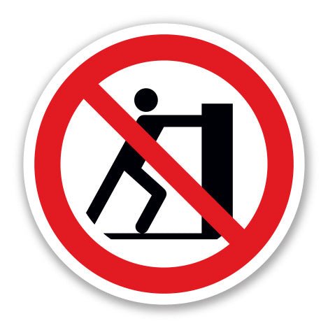 Πινακίδα Απαγόρευσης Απαγορεύεται η Ώθηση A40 - Horosimansi