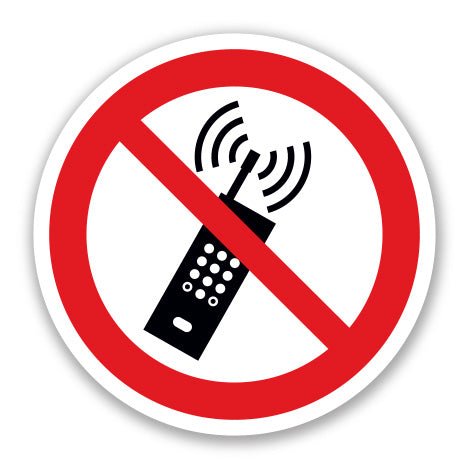 Πινακίδα Απαγόρευσης Απαγορεύεται η Χρήση Κινητών Τηλεφώνων Α13 - Horosimansi