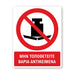 Πινακίδα Απαγόρευσης με Τίτλο Μην Τοποθετείτε Βαριά αντικείμενα A46 - Horosimansi