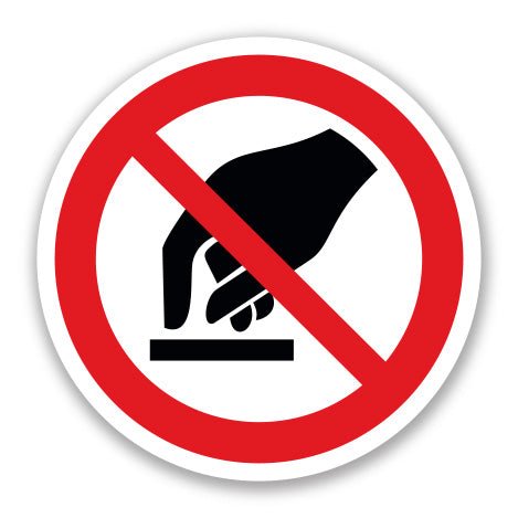 Πινακίδα Απαγόρευσης Μην Αγγίζεται A08 - Horosimansi