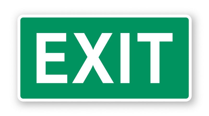Πινακίδα Διάσωσης Exit Ε10 - Horosimansi