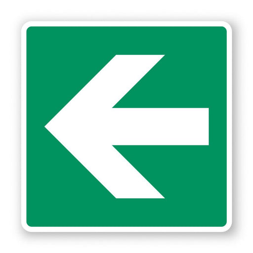 Πινακίδα Διάσωσης Κατεύθυνση Έκτακτης Ανάγκης Αριστερά Ε25 - Horosimansi