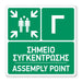 Πινακίδα Διάσωσης με Τίτλο Σημείο Συγκέντρωσης Γ ASP5 - Horosimansi