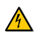 Πινακίδα Προειδοποίησης Κίνδυνος Ηλεκτροπληξίας Ρ08 - Horosimansi