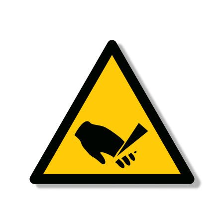 Πινακίδα Προειδοποίησης Κίνδυνος Κοπής Δακτύλων Ρ30 - Horosimansi
