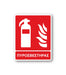 Πινακίδα Πυρόσβεσης με Τίτλο Πυροσβεστήρας F06 - Horosimansi