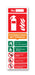 Πινακίδα Πυρόσβεσης με Τίτλο Πυροσβεστήρας Wet Chemical F30 - Horosimansi