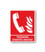 Πινακίδα Πυρόσβεσης με Τίτλο Τηλέφωνο Έκτακτης Ανάγκης F01 - Horosimansi