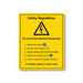 Πινακίδα Ρεύματος - Safety Regulations V29 - Horosimansi