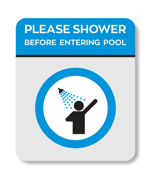 Πινακίδα Ξενοδοχείου Please Shower HTA109 - Horosimansi