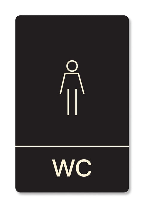 Πινακίδα Ξενοδοχείου WC Ανδρών HTA29 - Horosimansi