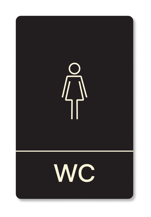 Πινακίδα Ξενοδοχείου WC Γυναικών HTA26 - Horosimansi