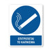 Σήμανση Υποχρέωσης με Τίτλο Επιτρέπεται το Κάπνισμα Υ26 - Horosimansi