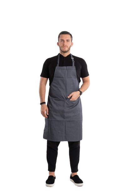 TOP Fabric apron with 2 pockets 70X90 cm in 4 colors