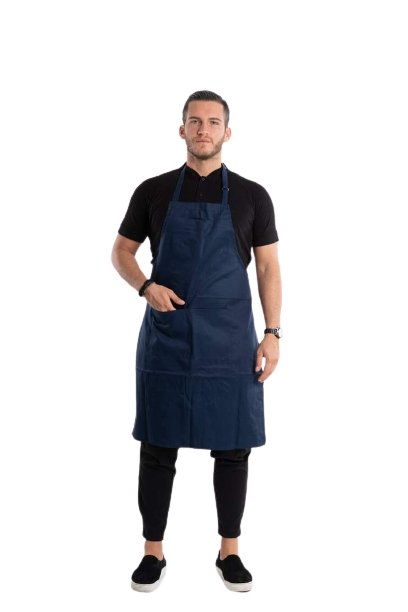 TOP Fabric apron with 2 pockets 70X90 cm in 4 colors