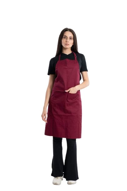 TOP Fabric apron with 2 pockets 70X90 cm in 4 colors