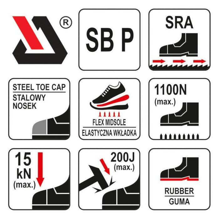 YATO Παπούτσια Ασφαλείας SBP - Horosimansi